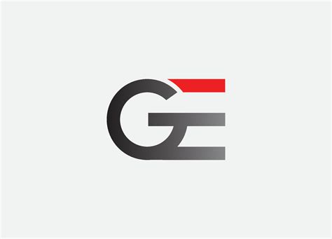 Ge G E Letter Logo Design Creative Modern Letters Vector Icon Logo