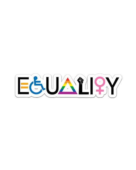 Equality Symbol Sticker 21 Stickers Party And Ting Funny Etsy