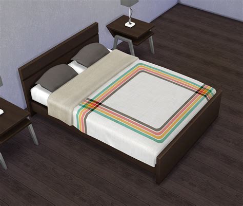 Saudade Sims — Recolorsoverrides Of The Mod Pod Double Bed By
