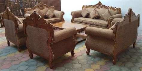 quality hand carved wooden sofa set yt