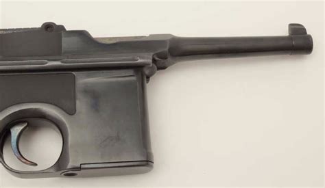 Mauser Model C96 Bolo Semi Automatic Pistol 9mm Caliber 4 Barrel