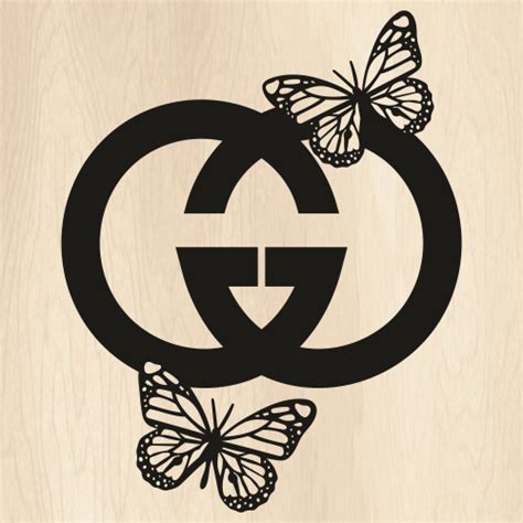 Gucci Butterfly Black Svg Gucci Logo Png Gucci Butterfly Vector