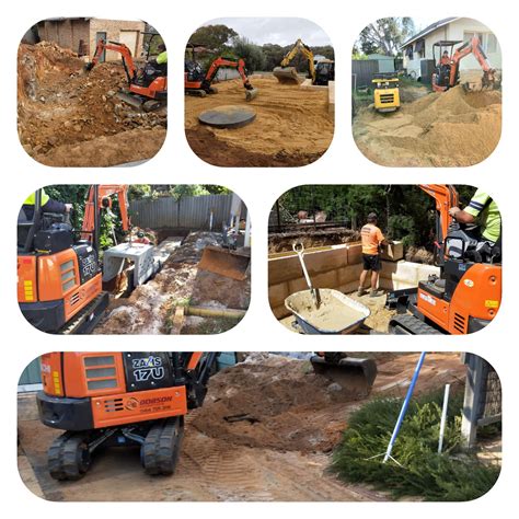mini excavator  tight access  limited space  hire dobson excavations