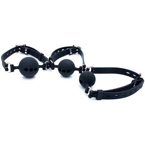 Fetish Extreme Full Silicone Breathable Ball Gagbondage Open Mouth