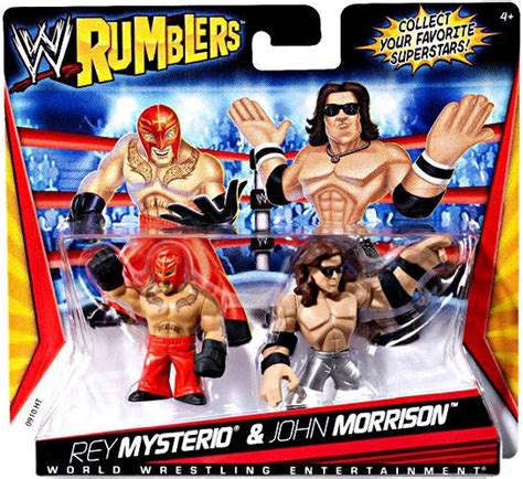 Mattel Wwe Wrestling Rumblers Series 1 Rey Mysterio And John Morrison