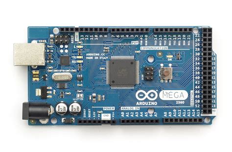 Arduino mega has total 54 digital input / output pins and sixteen analog pins. A000067: Arduino : Arduino Mega 2560 Revision 3 ...