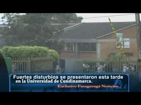 This article analyses the use of virtual classrooms at the university of cundinamarca. Fusagasugá Noticias. Fuertes disturbios se presentaron hoy ...