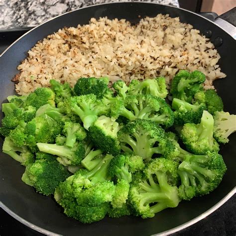 4 Ingredient Crispy Orange Beef With Fried Cauliflower Rice And Broccoli