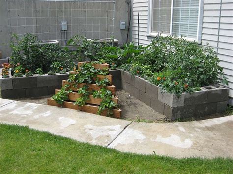 How To Build A Raised Garden Bed With Concrete Blocks Garden Likes