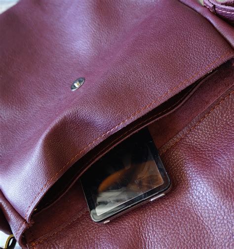 Genuine Leather Guide Bag Cross Body Bag Murse Man Purse Travel Bag
