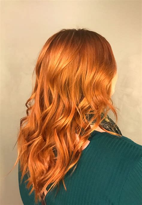 Bright Orange Red Hair Color Orange Hair Dye Hair Color Hair Color