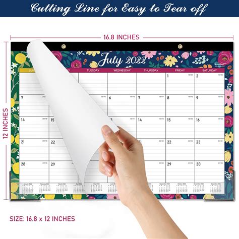 Buy 2022 2023 Desk Calendar 18 Monthly Large Desk Wall Calendar