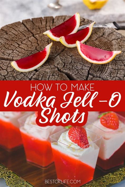 How To Make Jello Shots With Vodka The Best Of Life