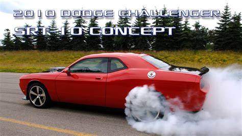 2009 Dodge Challenger Srt 10 Concept Youtube