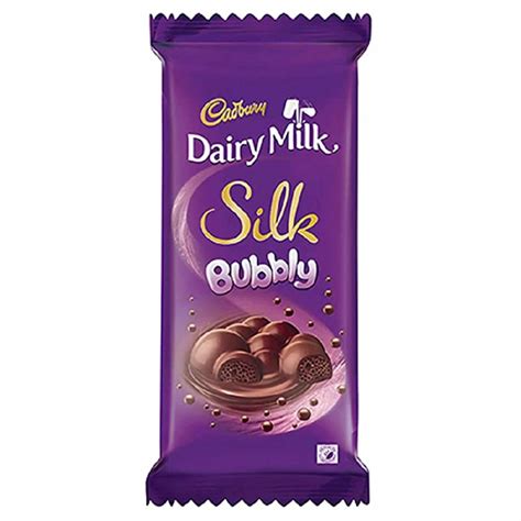Cadbury Dairy Milk Silk Bubbly Chocolate Bar 120g Pack Of 3 Omgtricks
