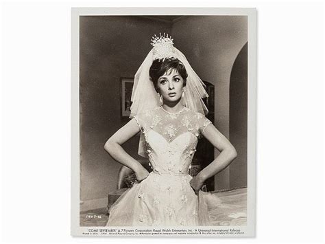 Sold Price Gina Lolobrigida As Lisa Fellini Gelatin Silver Print August