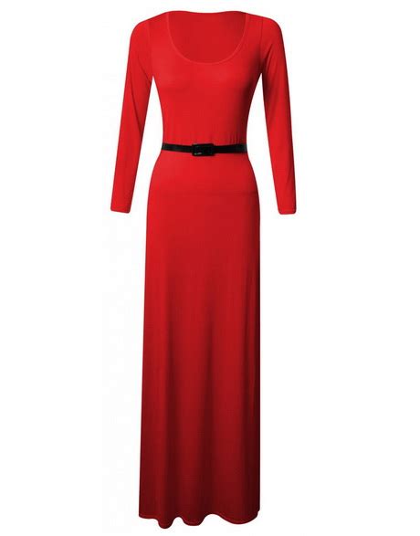 Long Red Maxi Dress Natalie