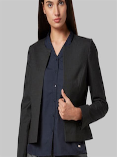 Buy Park Avenue Women Black Formal Blazers Blazers For Women 15602222