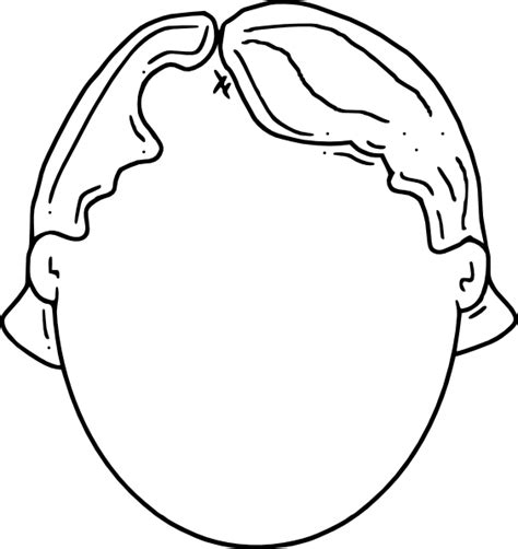 Blank Face Printable Template Clipart Best