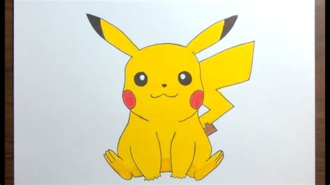 Today i will walk you through how to draw him. Drawing Pikachu - Easy Pokemon drawing - YouTube