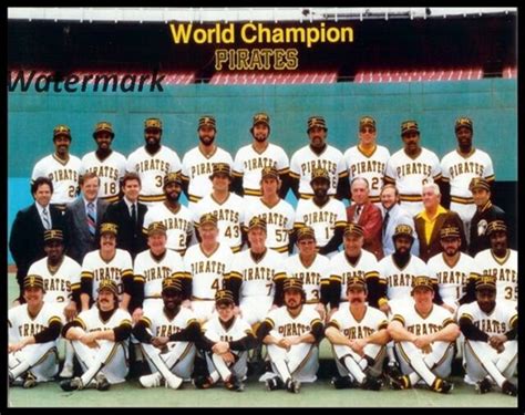 Mlb 1979 World Champion Pittsburgh Pirates Team Picture Color 8 X 10