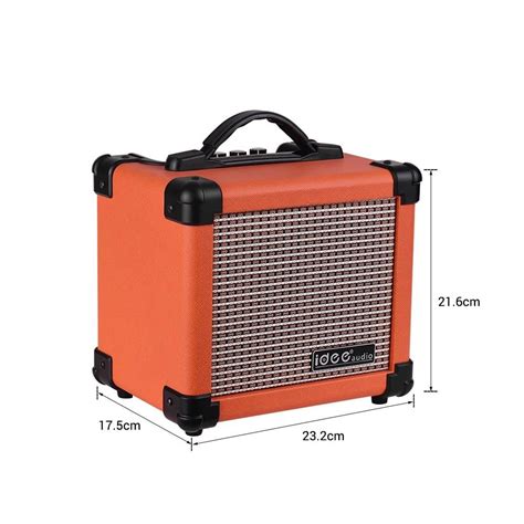 Ideeaudio 10 Watt Portable Electric Guitar Speaker Amplifier Combo