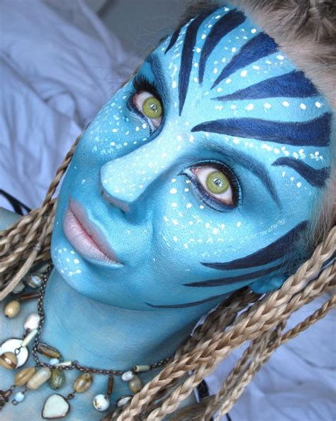 Makeup Of The Day Avatar Carnival Face Paint Makeup Halloween