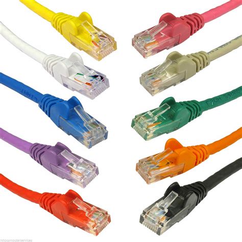 Although there are 4 pairs of wires, 10baset/100baset ethernet uses only 2 pairs: CAT6 RJ45 Ethernet Network Patch Lead Cable Cat 6 3m to 30m 10 Colours Wholesale | eBay