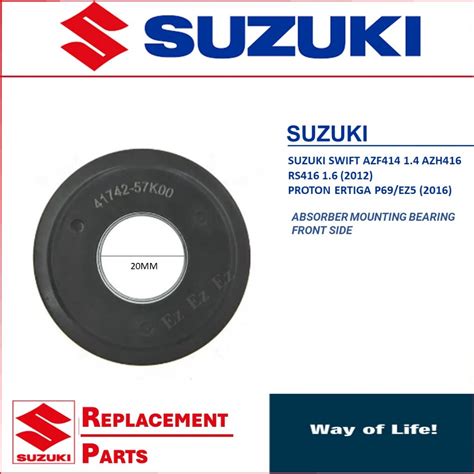 FRONT ABSORBER MOUNTING BEARING FOR SUZUKI SWIFT AZF414 2012 PROTON