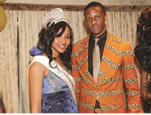 Learn more about the life of mugabe here. Picture: Robert Mugabe junior with Miss Teen - Nehanda Radio