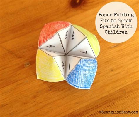 Paper Folding Fun to Speak Spanish With Children ...