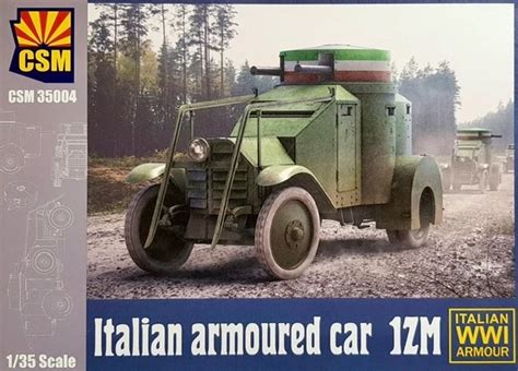 Italian Armoured Car 1zm Lancia Copper State Models Domino Model