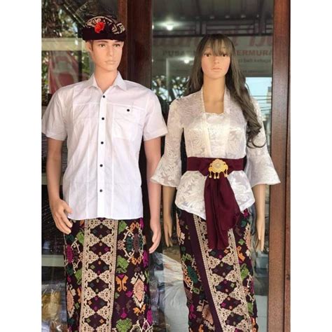 Jual Set Baju Adat Bali Lengkap Untuk Pria Dan Wanita Indonesiashopee