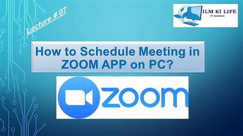 How To Schedule Plan Your Zoom Meetinghow To Schedule Meeting In Zoom