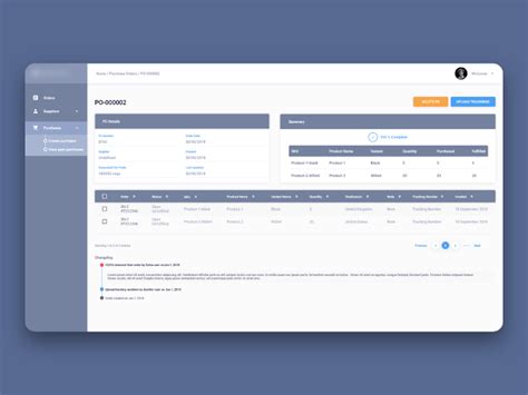 Product Dashboard Design Uplabs