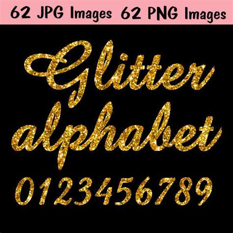Transparent Background Gold Glitter Letters Font Free Frank And Zoey