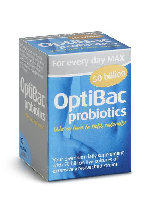 Optibac Probiotics For Every Day Max Pack Of 30 Capsules