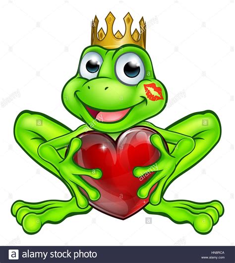 Cartoon Frog Prince Fairy Tale Mascot Character Weringa