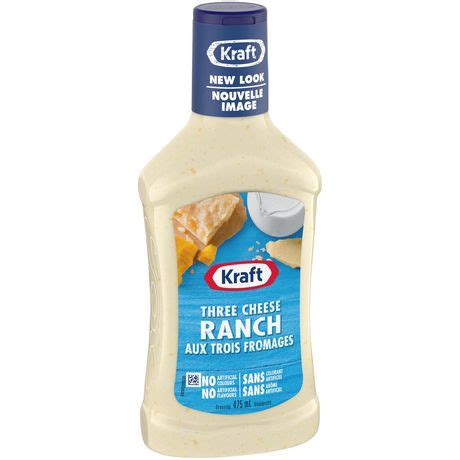 When we went plant based, we pretty much had the dts as we cut out standard american diet (sad) favorites like velveeta shells n' cheese, papa john's pizza, and breyer's ice. Kraft Three Cheese Ranch Salad Dressing | Walmart Canada