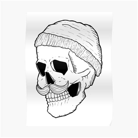 Skull With Beanie Drawing Ubicaciondepersonascdmxgobmx