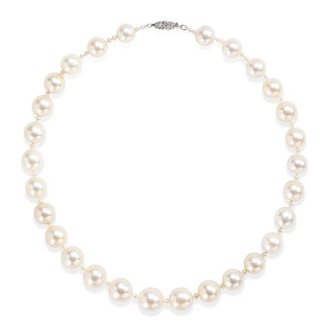 Important Natural Pearl Seed Pearl And Diamond Necklace Christies