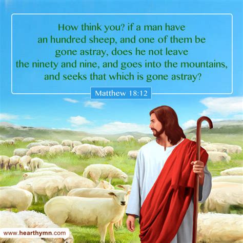 The Parable Of The Lost Sheep Matthew 1812 Todays Bible Verse For