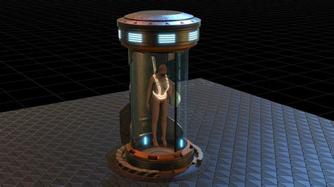 sci fi clone capsule 3D model | CGTrader