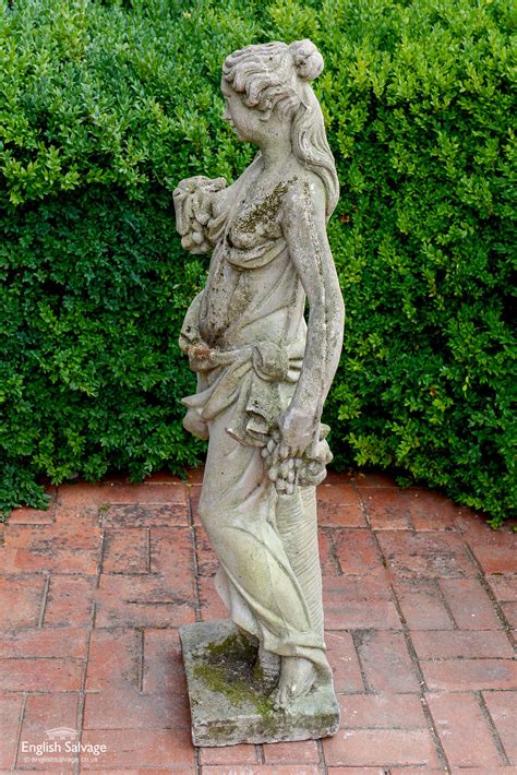 Hippocrates greek ancient doctor father of medicine very detailed bronze plated sculpture veronese design statue 33cm/13inches. Composition garden statue lady holding fruit