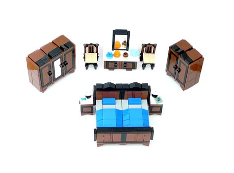 Furniture doubles as art in this hamptons home. LEGO IDEAS - Product Ideas - Minifig furniture - bedroom