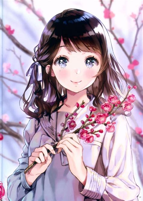 In the colorful world of anime, brown is a rather drab color. Pin on ANIME GIRL BROWN HAIR