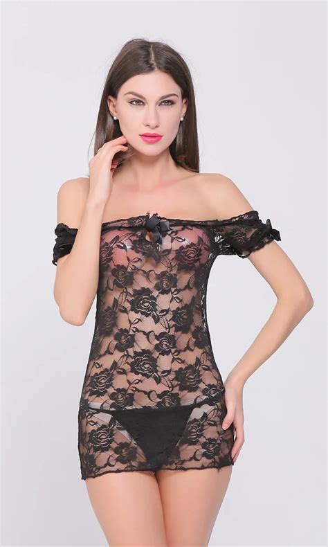 2 colors new sexy lingerie hot black white jacquard lace dress erotic lingerie satin sexy