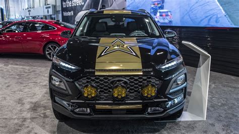 Tastefully Modified Hyundai Veloster N And Lifted Kona Off To Sema