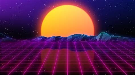 80s Retro Background 05 4k Videohive 23912295 Download Direct Motion