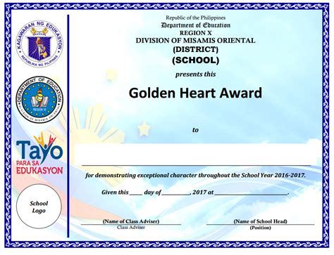 Certificate of recognition is awarded to individuals at educational institutes, offices as well as other organizations. BULLETIN Certificate Templates for Performance Award ...